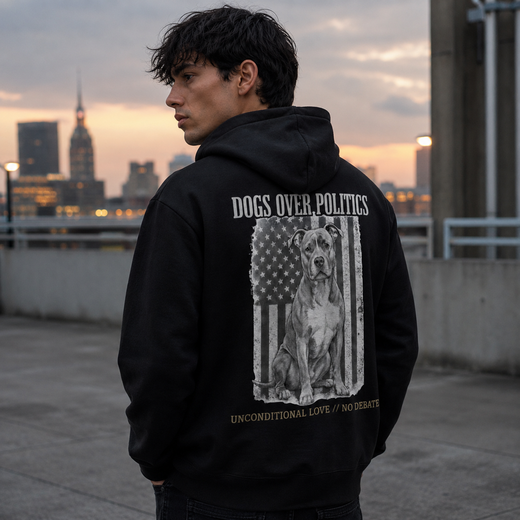 DOGS OVER POLITICS Hoodie