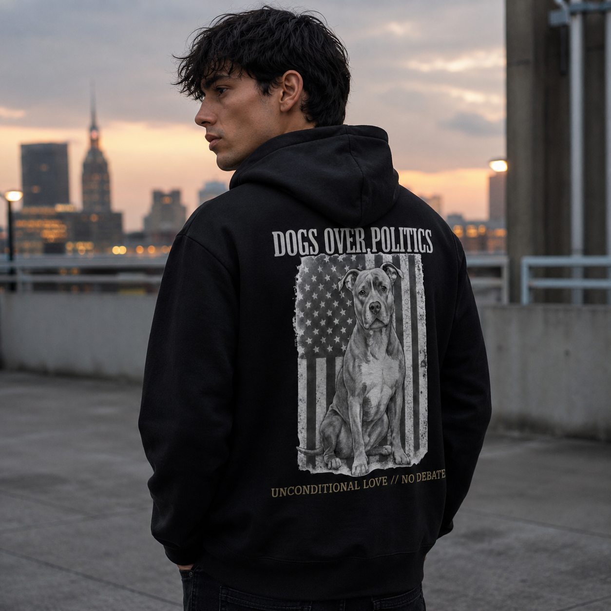 DOGS OVER POLITICS Hoodie