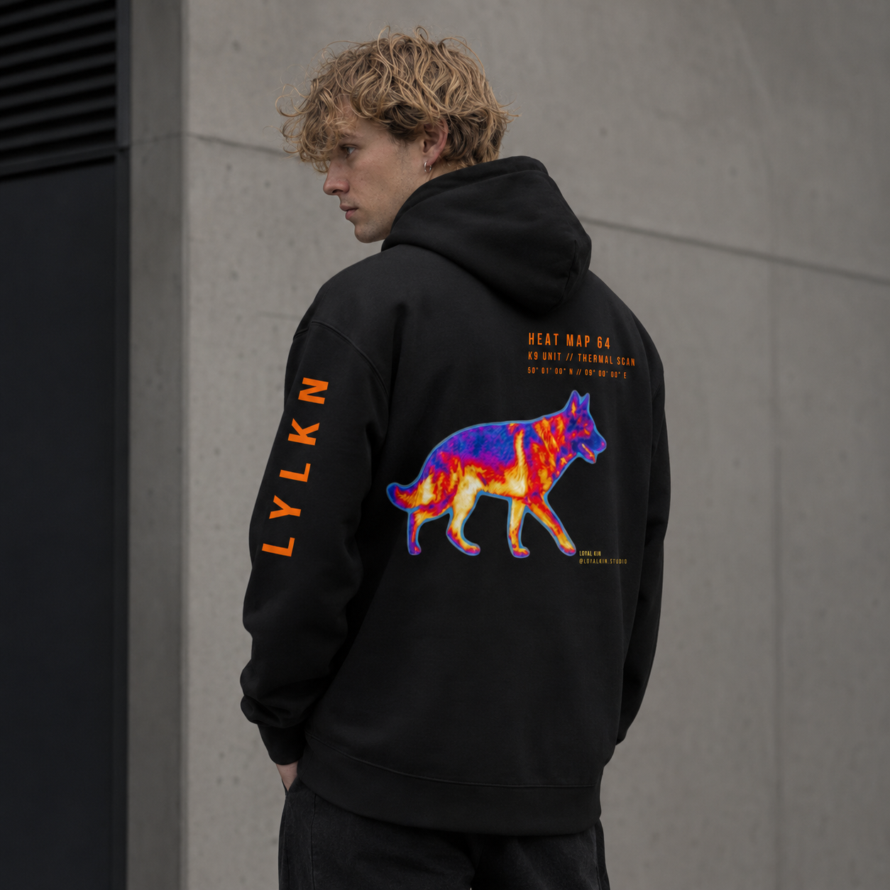HEAT MAP 64  Hoodie