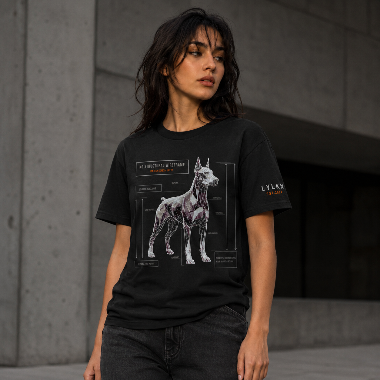 K9 STRUCTURAL WIREFRAME Tee