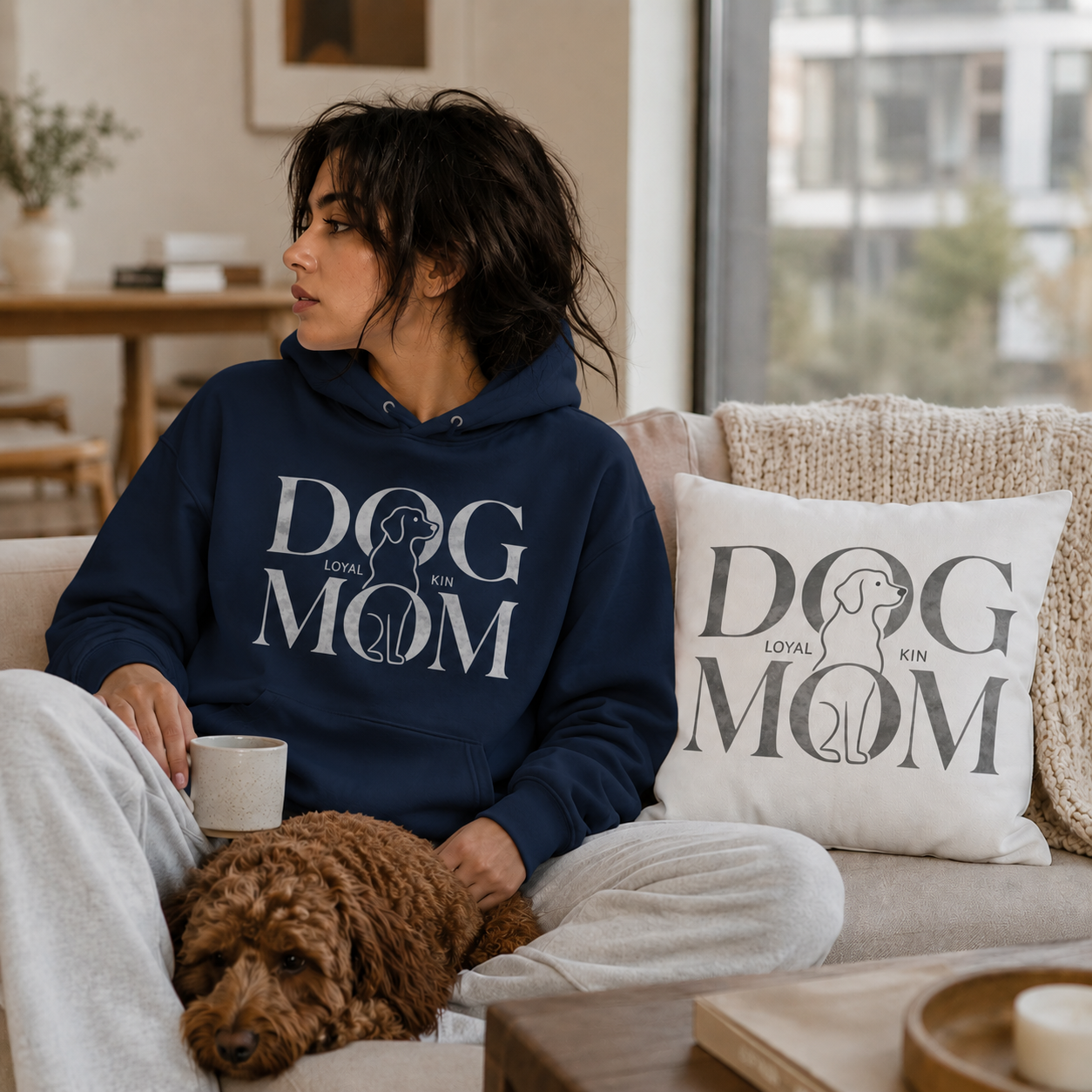 DOG MOM Kissen