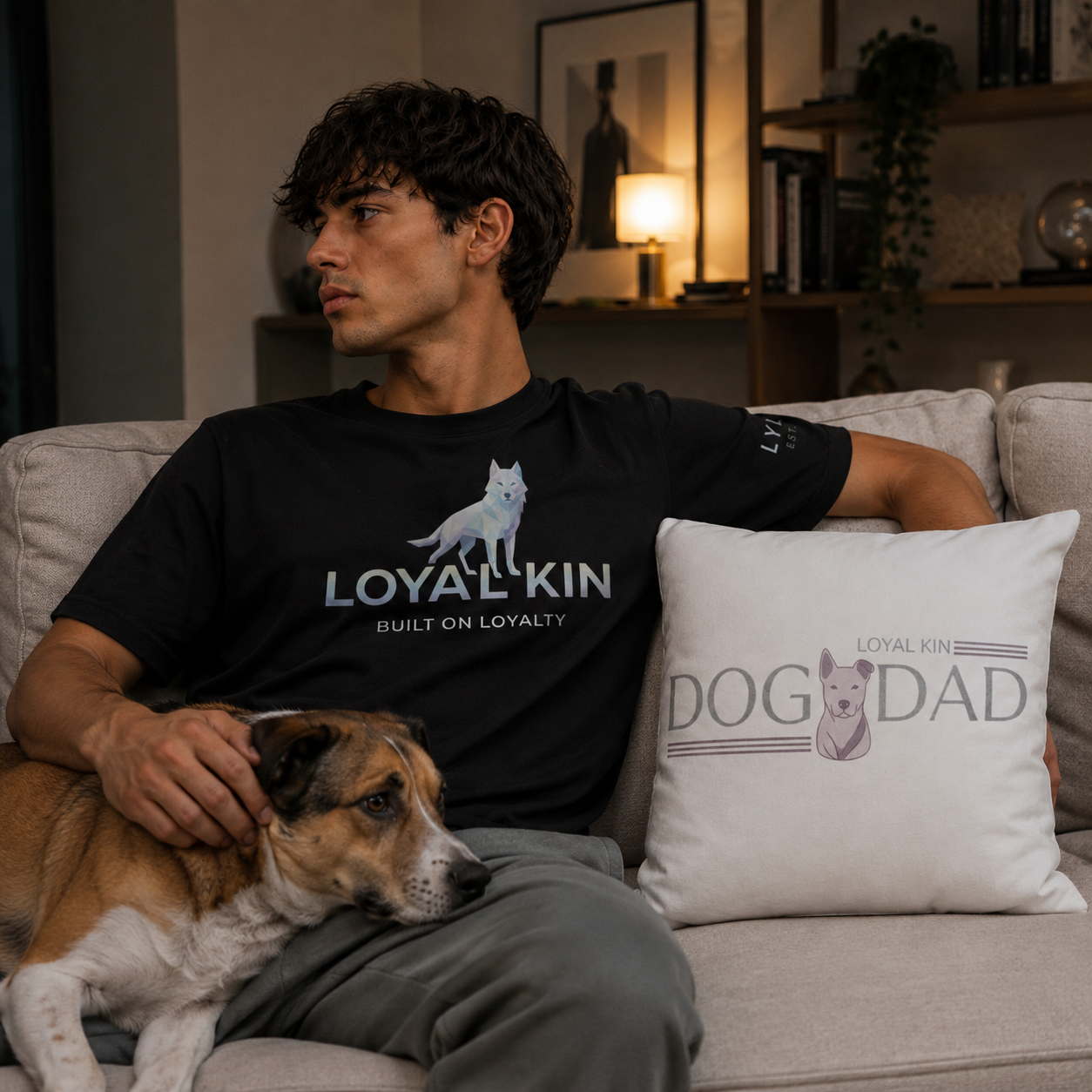 DOG DAD Kissen