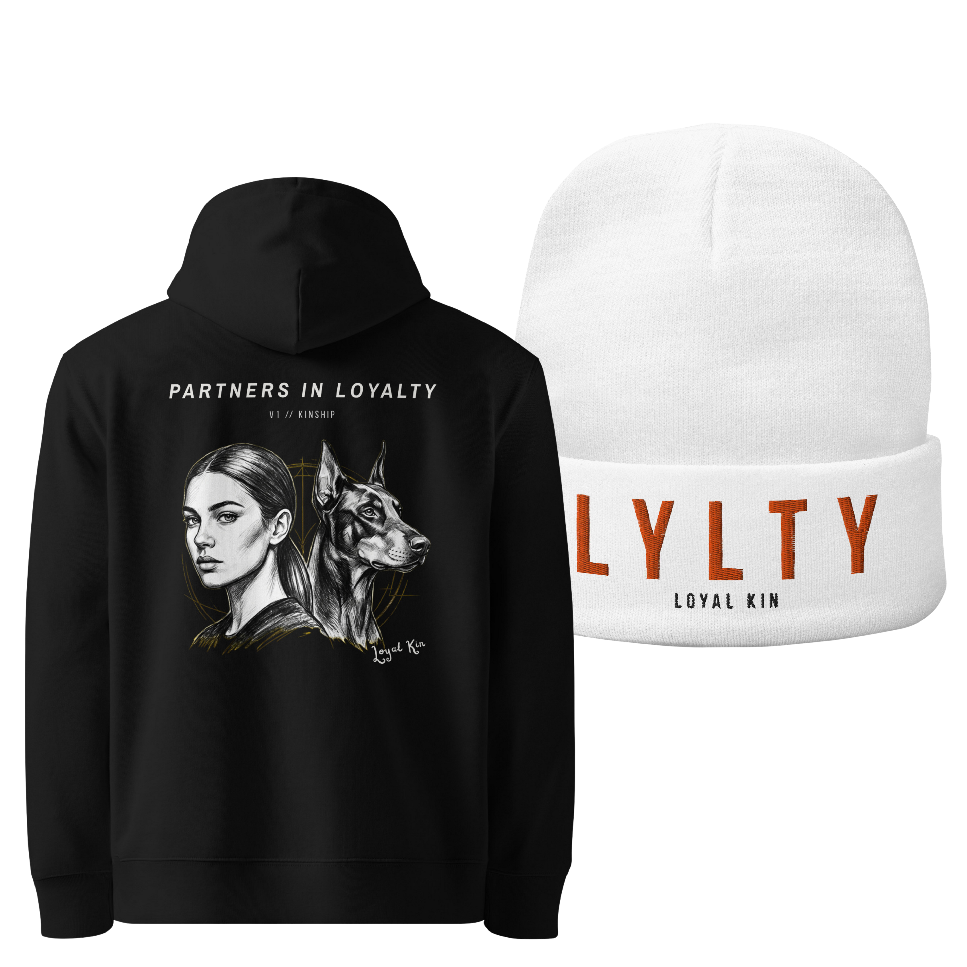 PARTNERS IN LOYALTY – COMPLETE THE LOOK BUNDLE (HOODIE + BEANIE)