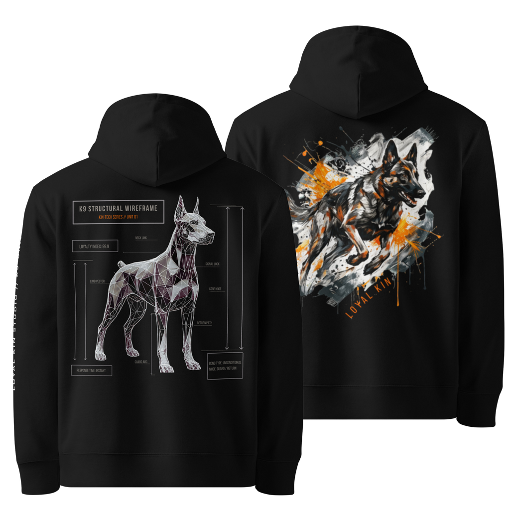 K9 STRUCTURAL WIREFRAME x EXPRESSIVE STROKE – CONTRAST BUNDLE (2 HOODIES)