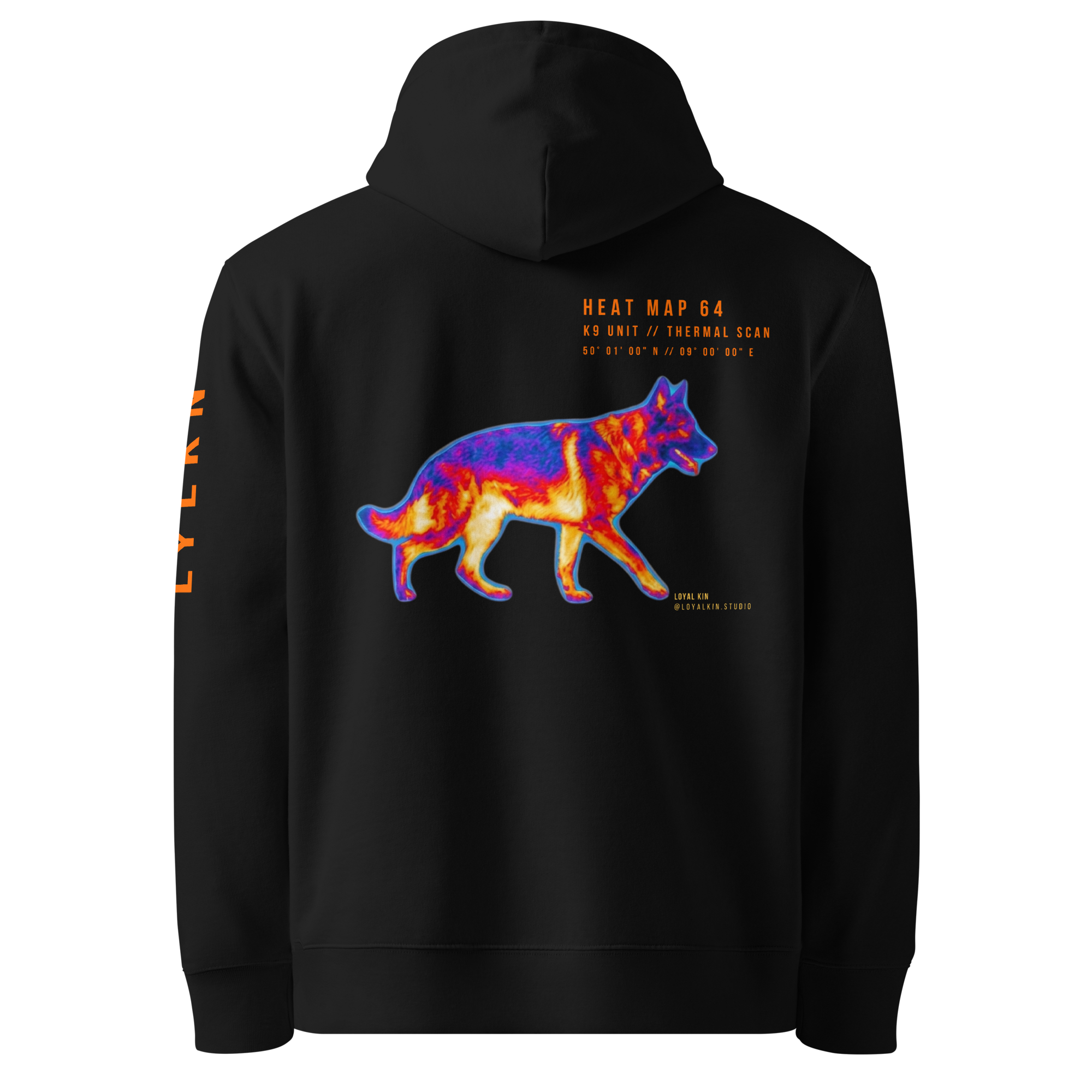 HEAT MAP 64  Hoodie