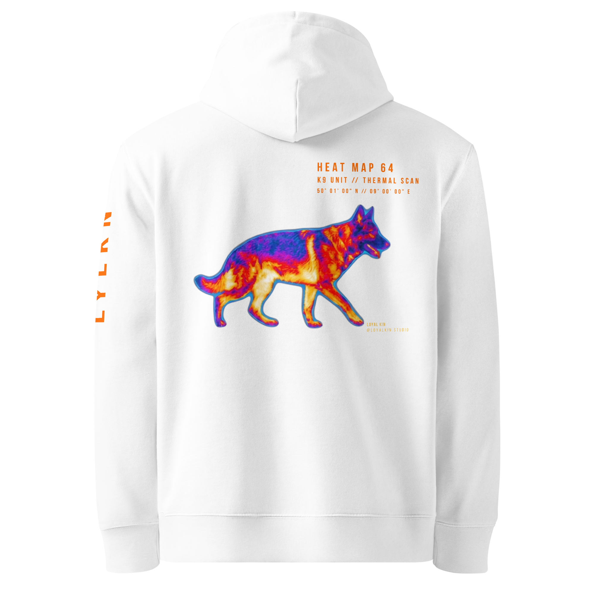 HEAT MAP 64  Hoodie